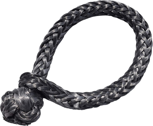 Single Leg Soft Shackle 1/4Inch×80Mm Shackle to Replace Conventional Metal Shackle for Sailing Climbing Camping and Recovery