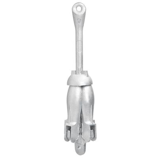 Folding Anchor Silver 8.8 Lb Hot Dip Galvanized Cast Iron